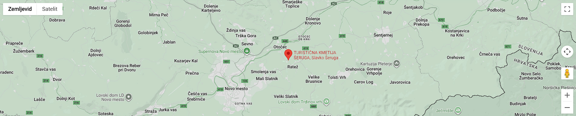 Guest house Šeruga location